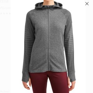 🏃🏻‍♀️Gray Breathable Workout Zippered Jacket